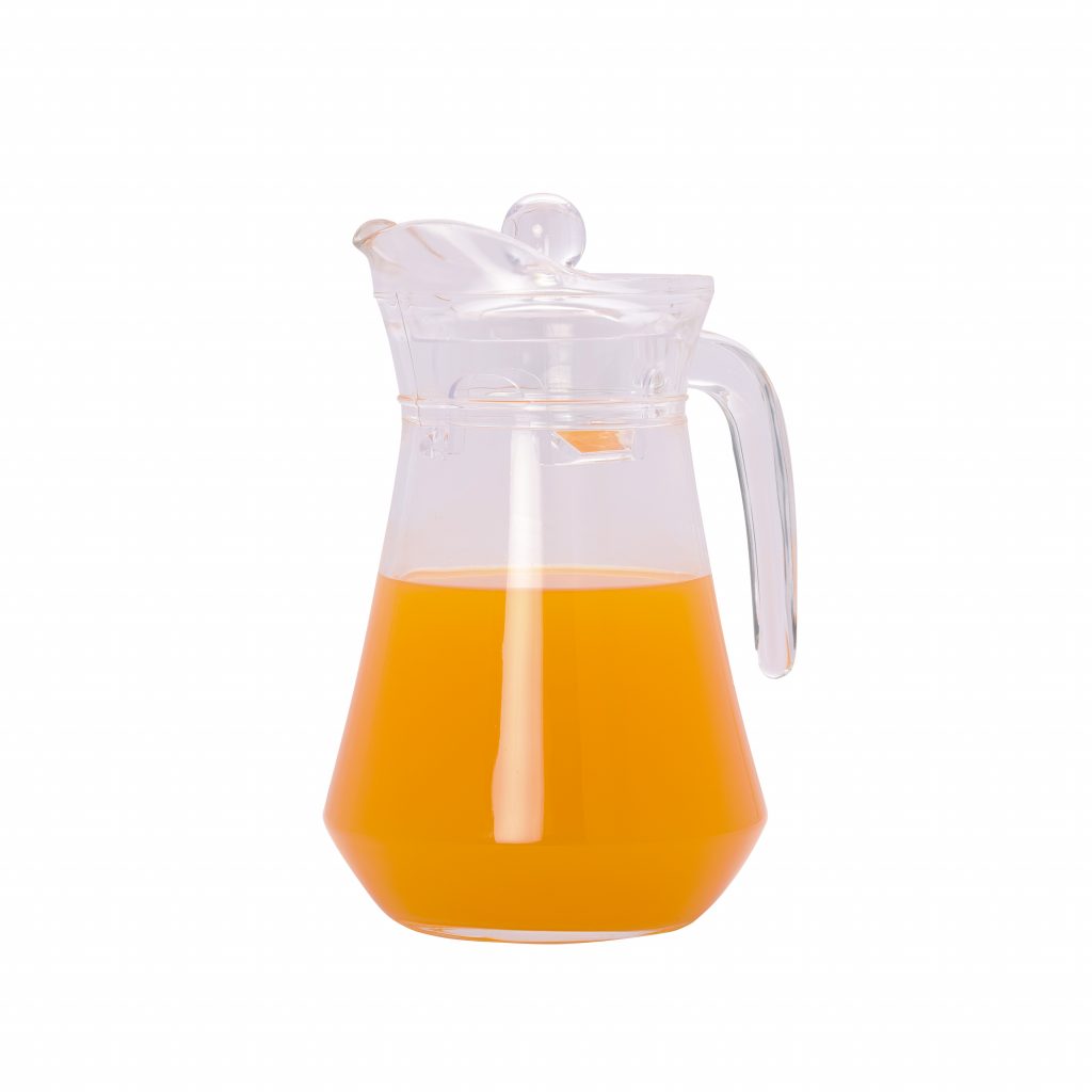 Glass Pitcher with Lid