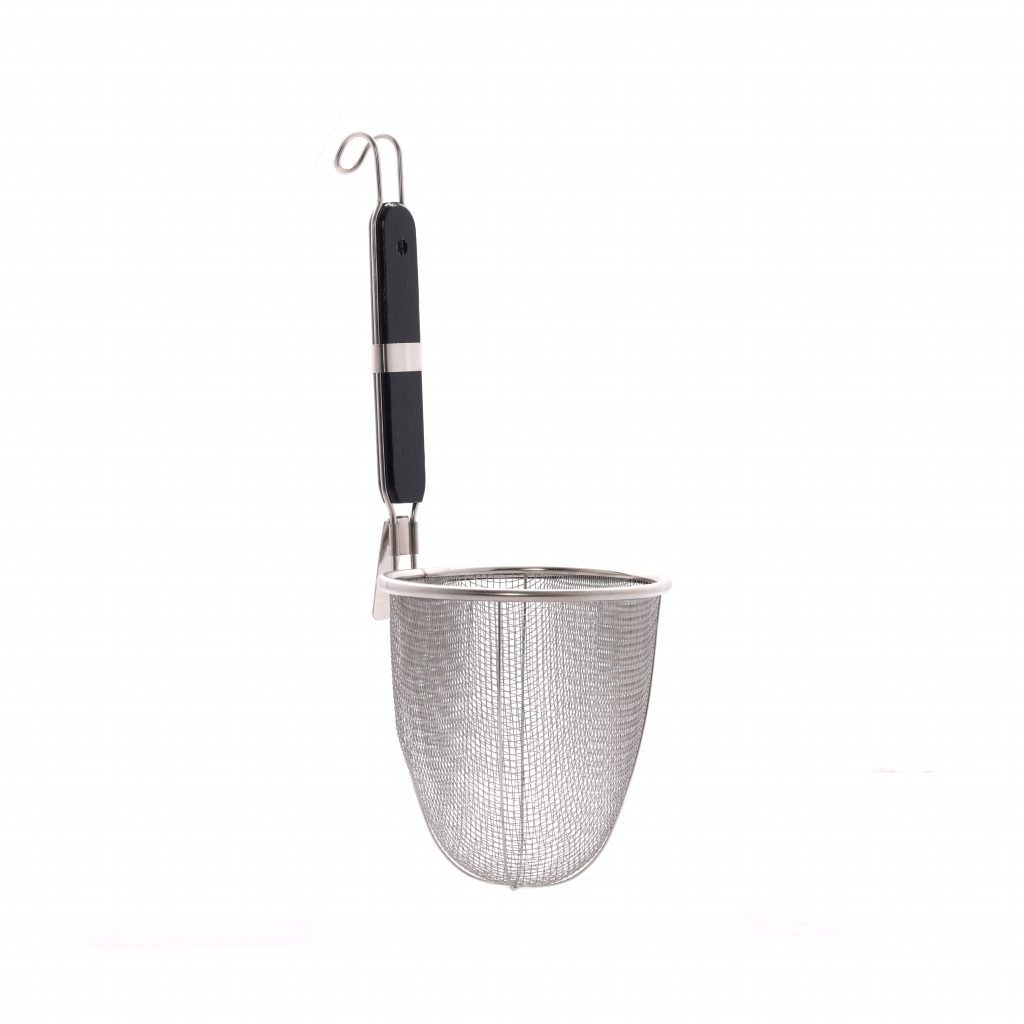 Noodle Strainer with Black Handle