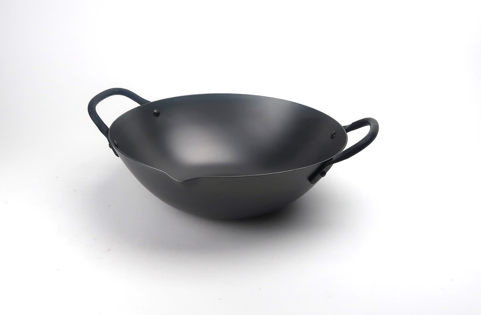 Nitride-Treated Japanese Carbon Steel Canton Wok