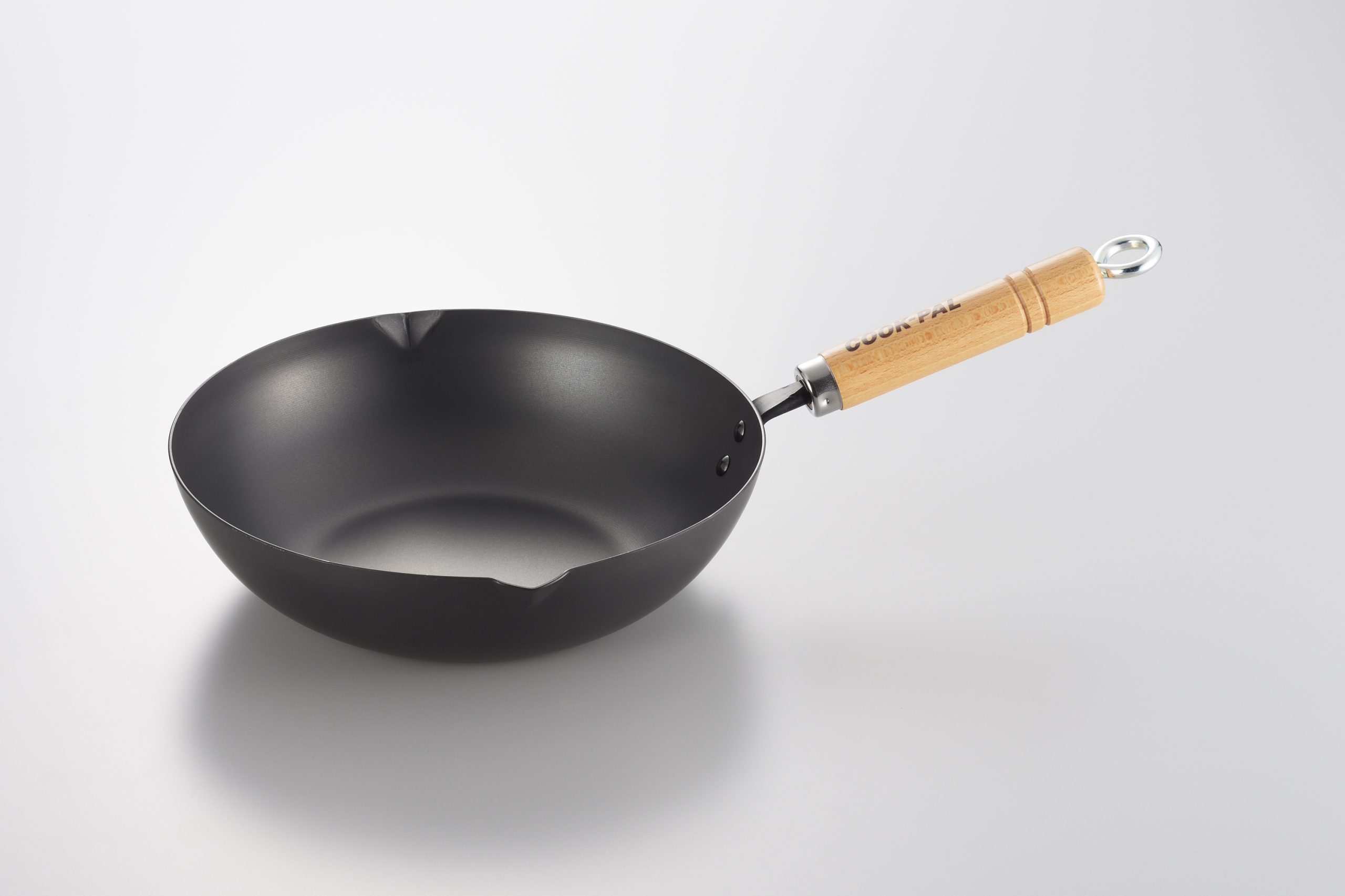 Nitride-Treated Japanese Carbon Steel Deep Fry Pan