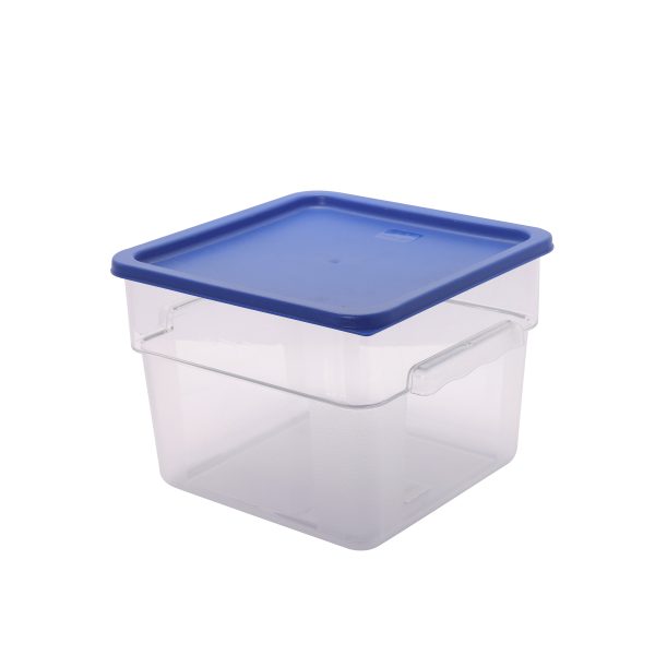 Polycarbonate Food Containers with Color-Coded Lids