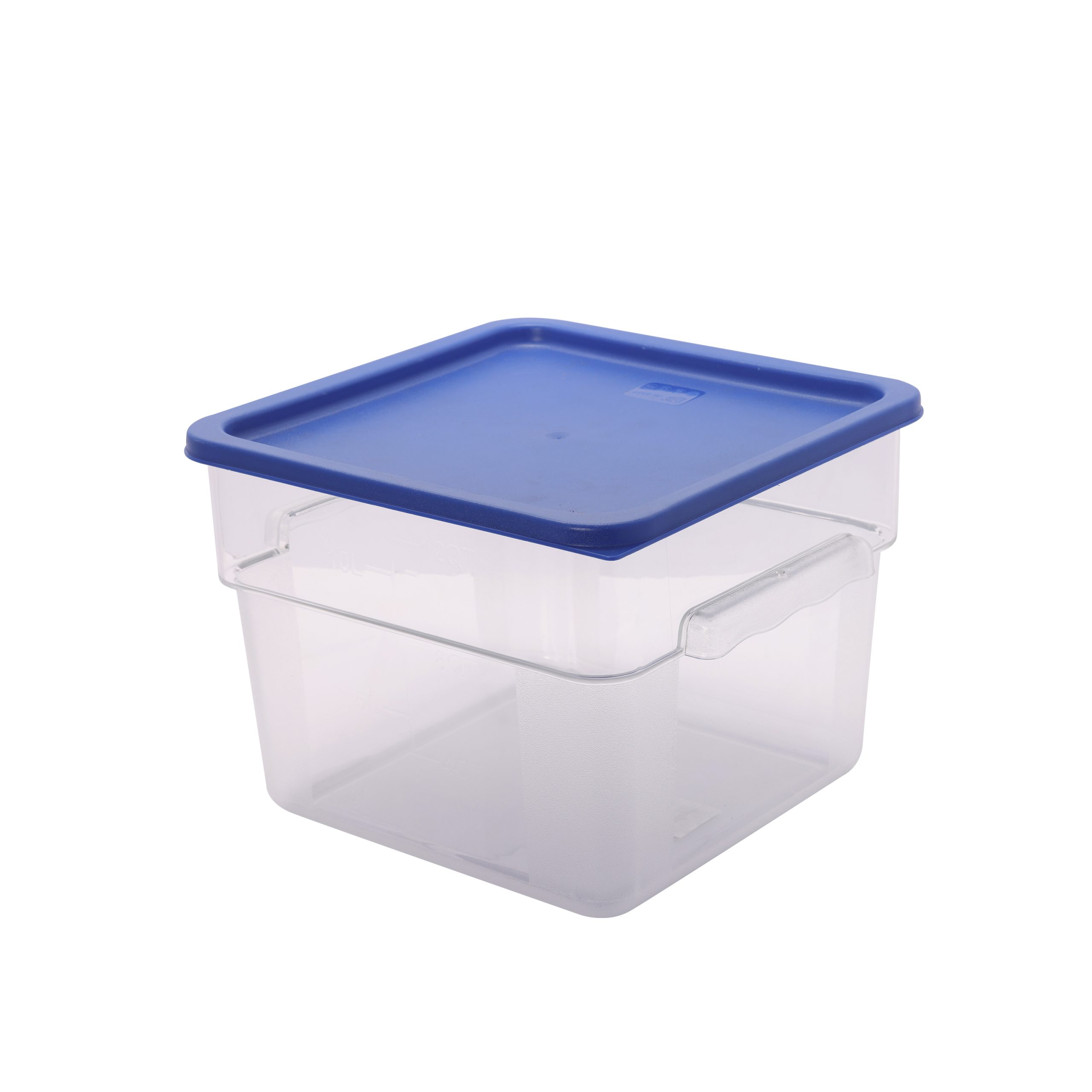 Polycarbonate Food Container with Color-Coded Lid
