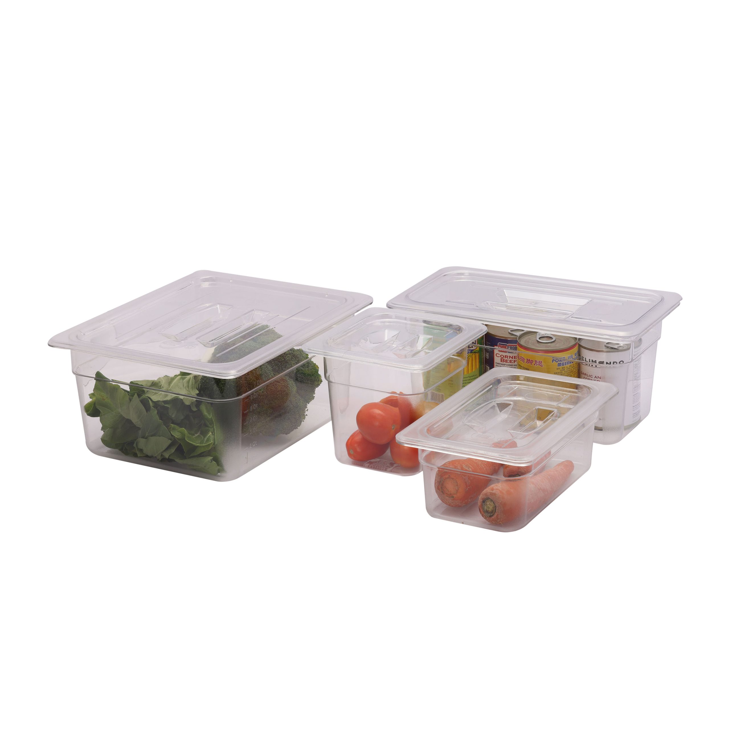 Polycarbonate Food Pan with Clear Lid