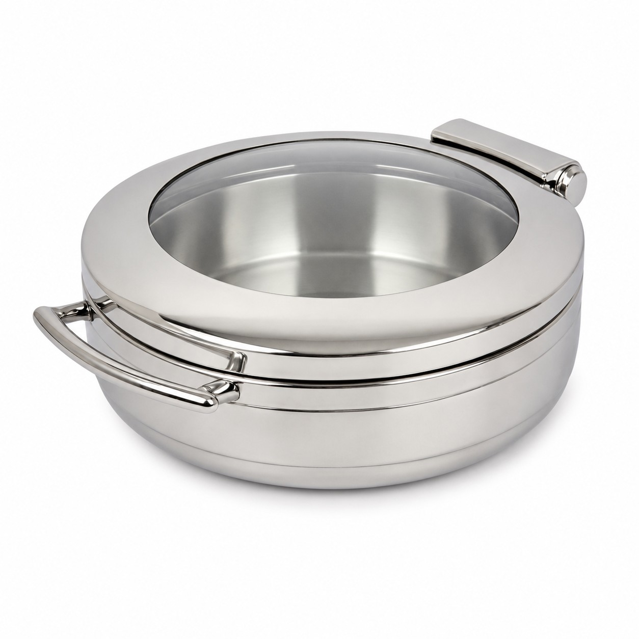 Round Induction Chafing Dish with Glass Top 6.0L