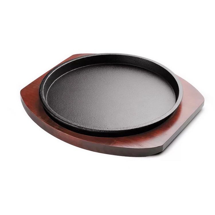 Cast Iron Round Sizzling Plate