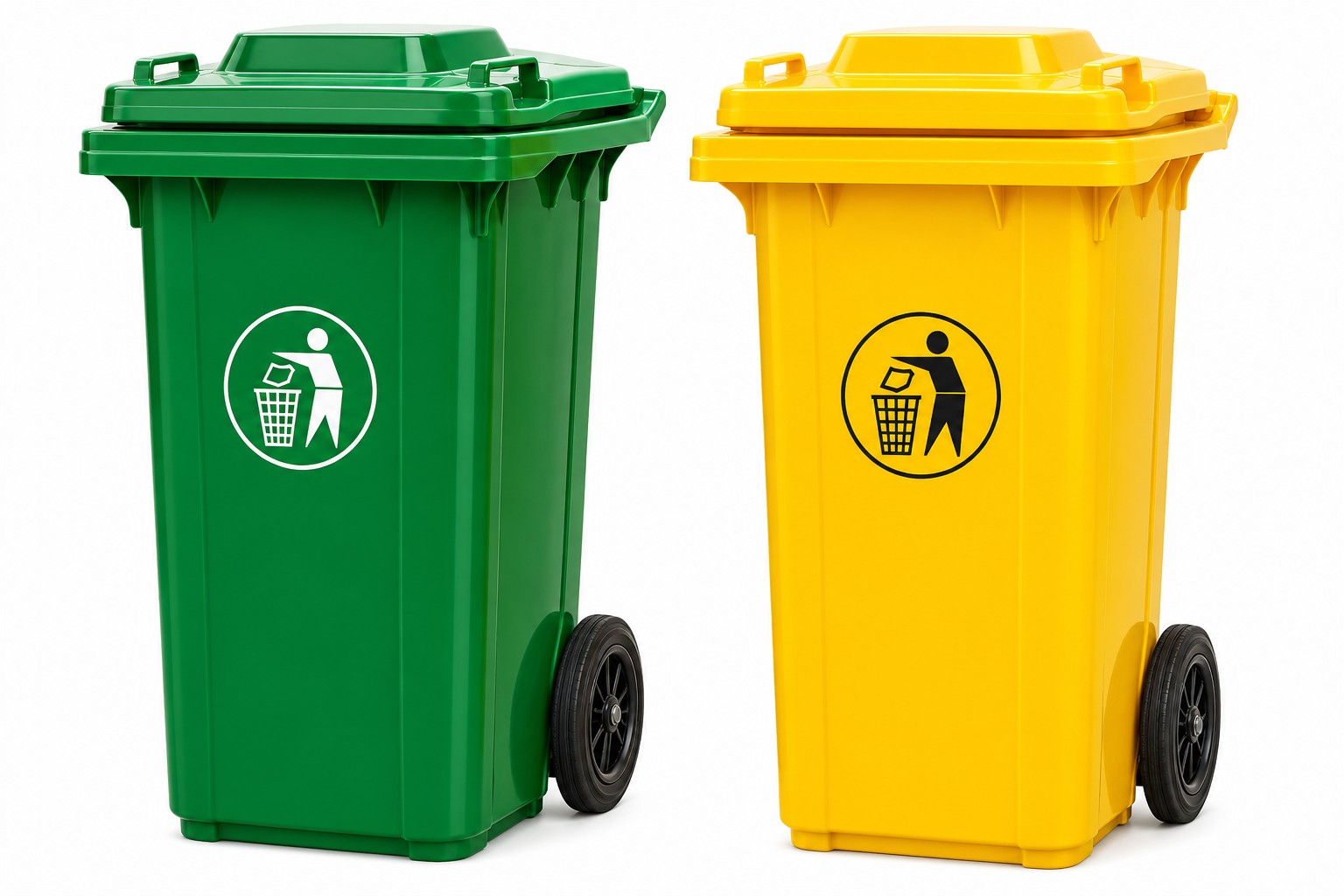 Wheeled Trash Can